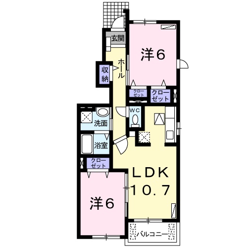 ベラージオBの間取り