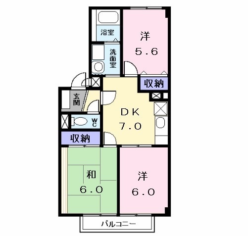 ヒューマンハイムの間取り