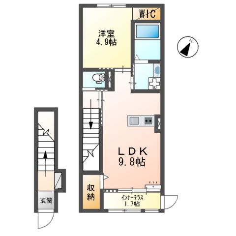 ラーク学園町の間取り