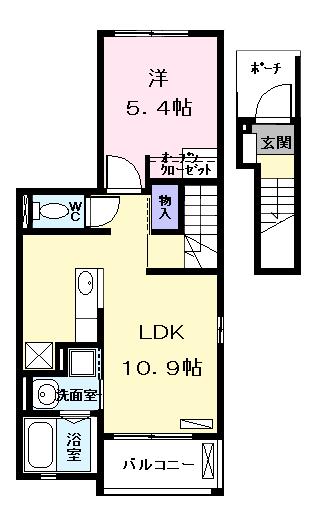 アンジュの間取り