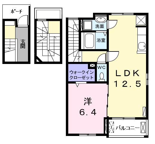 ウイングコートの間取り