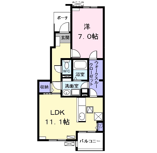 クレマチスの間取り