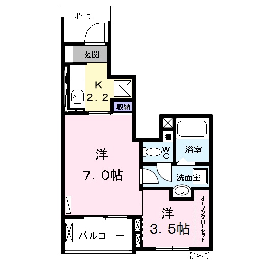 シュエットの間取り