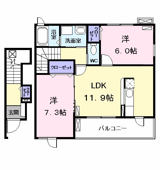 カーサヌエボの間取り