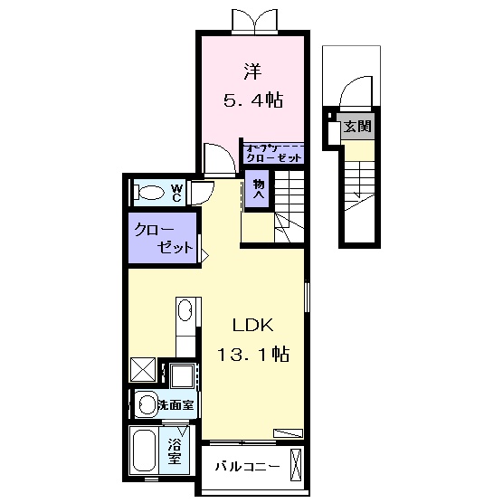 エターナル Ⅱの間取り