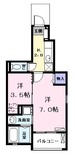 East Avenue 25の間取り