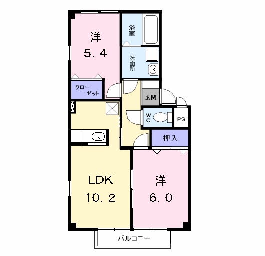 ファミ-ルハイツKSAの間取り