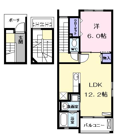 Franc O(フラン オー)の間取り