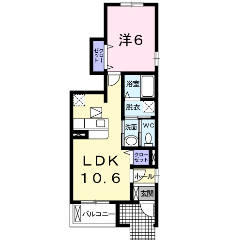 フェリ-チェ笠寺の間取り