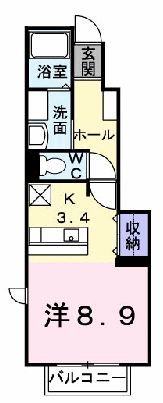 ラフレシ-ルの間取り