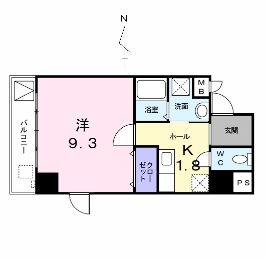 ベル　アンジュの間取り
