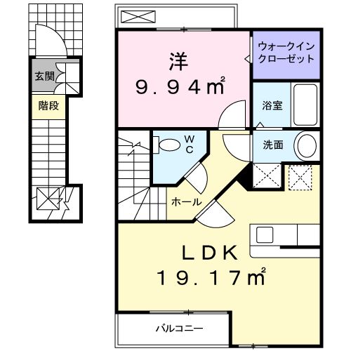 ルピナスの間取り