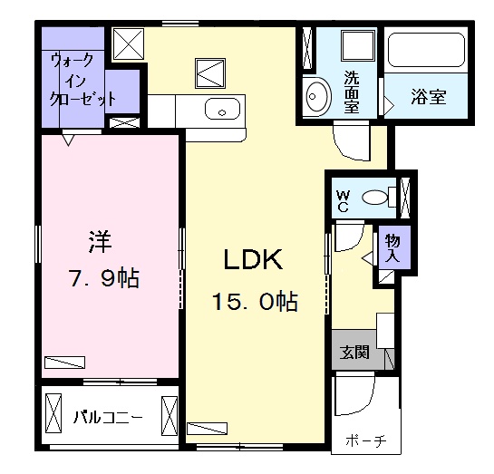 コンフォート Yの間取り