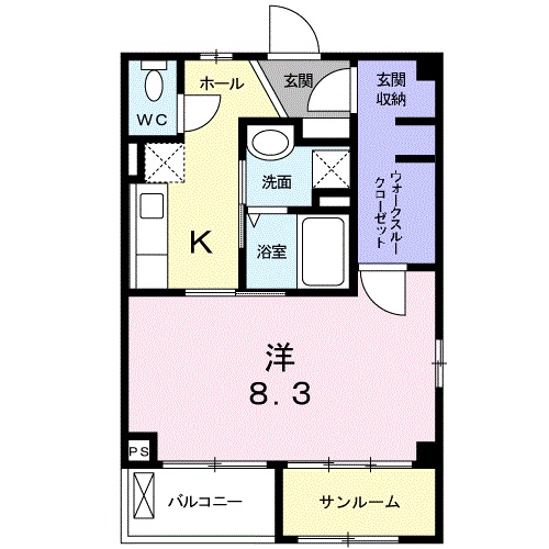 ウィージュの間取り