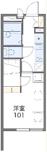 レオパレスT WESTの間取り
