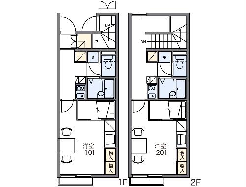 レオパレス千音寺の間取り