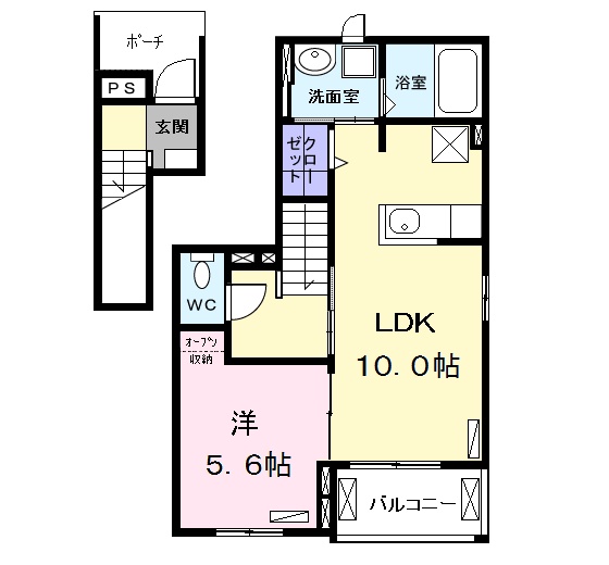 ボヌール Ⅰの間取り