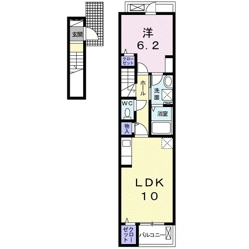 ベルハーモニー Ⅴの間取り