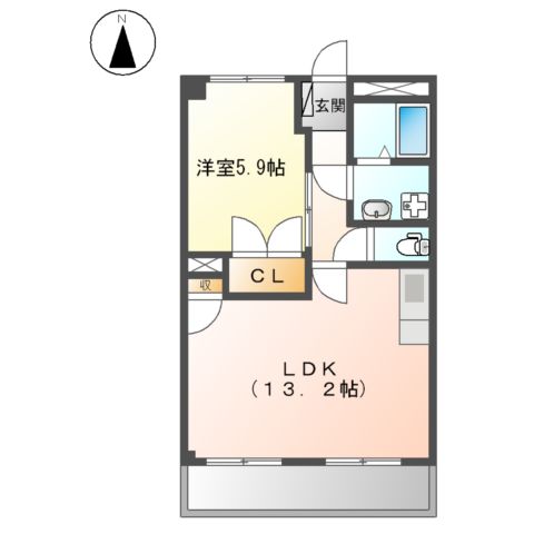 エル ソレイユの間取り