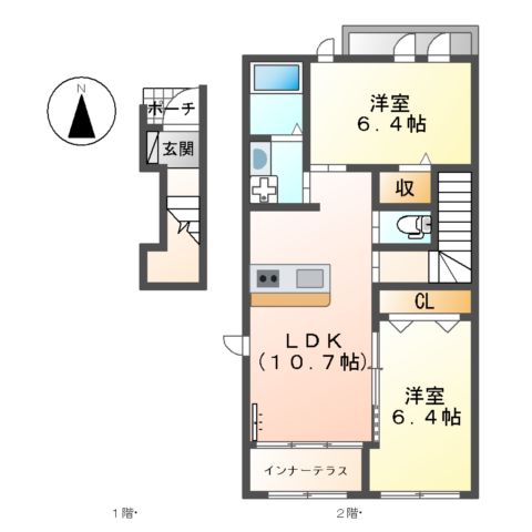 リヤンの間取り