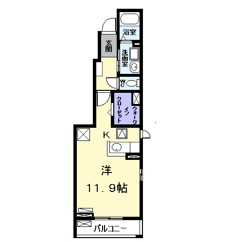 ラフレシールⅡの間取り