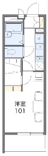レオパレス小本本町の間取り