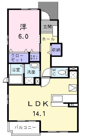 ラフレシールの間取り