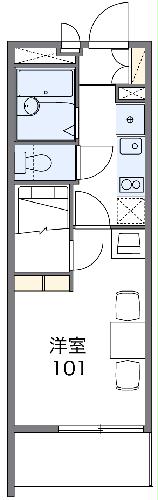 レオパレスALBAの間取り