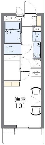 レオパレス柳の間取り