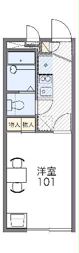 レオパレスやよいの間取り