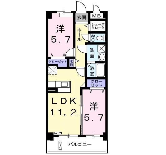 エアリーハウスの間取り