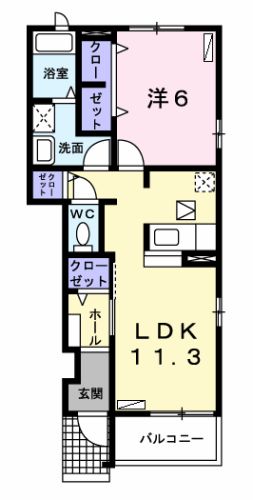 プロヴィダンス　Ｔの間取り
