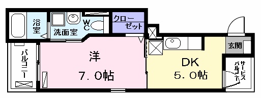 エムズステージⅥの間取り