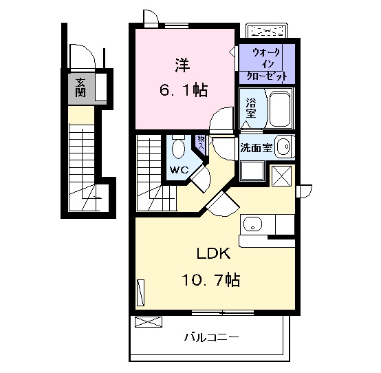 プロムナード社の間取り