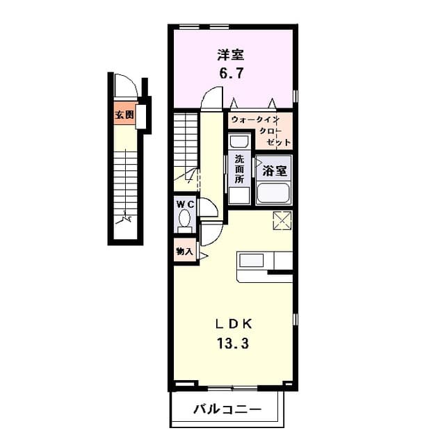 セレーノみつやの間取り