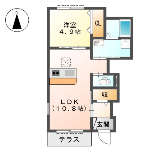 和(なごみ)の間取り