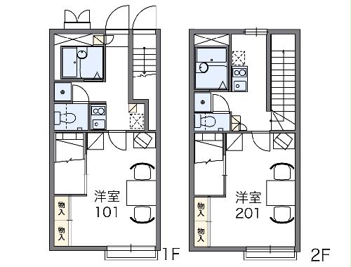 レオパレスヴィゴーレの間取り
