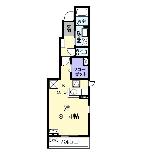 ラフレシール Ⅰの間取り