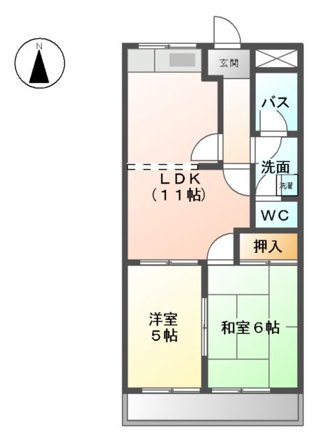 プチキャロルの間取り
