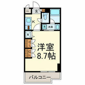 グランルージュ栄 Ⅱの間取り