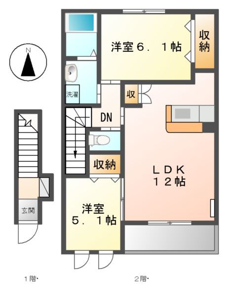 サンシャイン六條の間取り