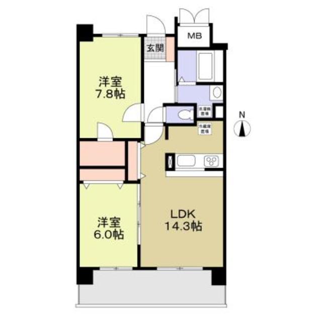 フィール清船の間取り