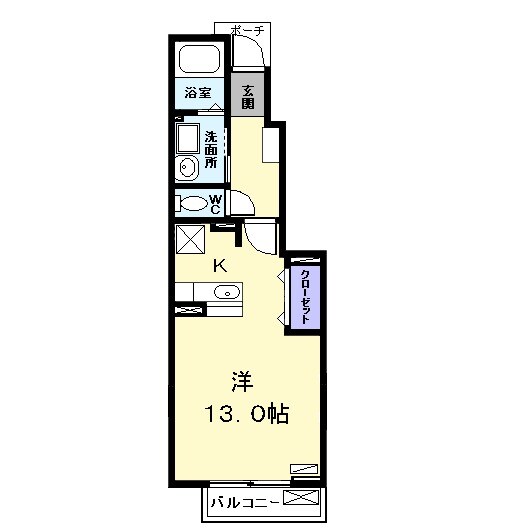 ドルチェⅡの間取り