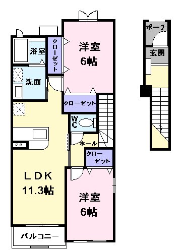 グリーンスプラウトの間取り