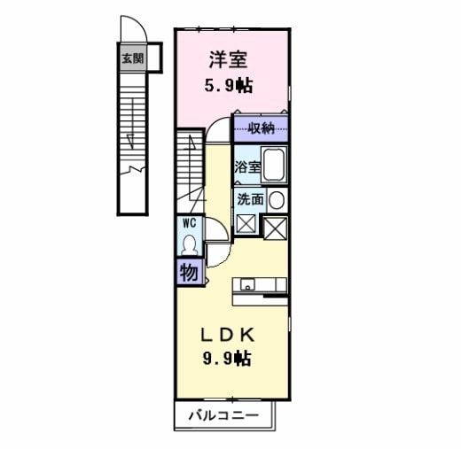カルア千成の間取り
