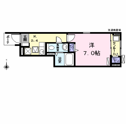 サン・ノーブルの間取り