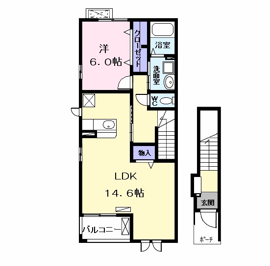 ラ レーヌ(La Reine)の間取り