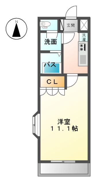 マイアートの間取り
