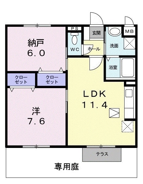 ルミエール下鴨の間取り