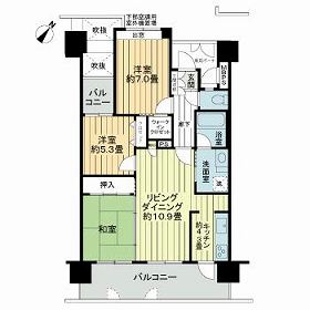 ライオンズステーションプラザおもろまちの間取り